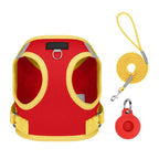 Pet Harness With Air-tag Tracker/Leash Set