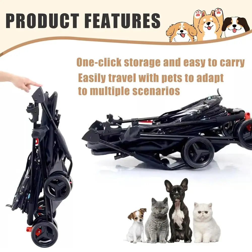 Stroller for S/M Dogs & Cats