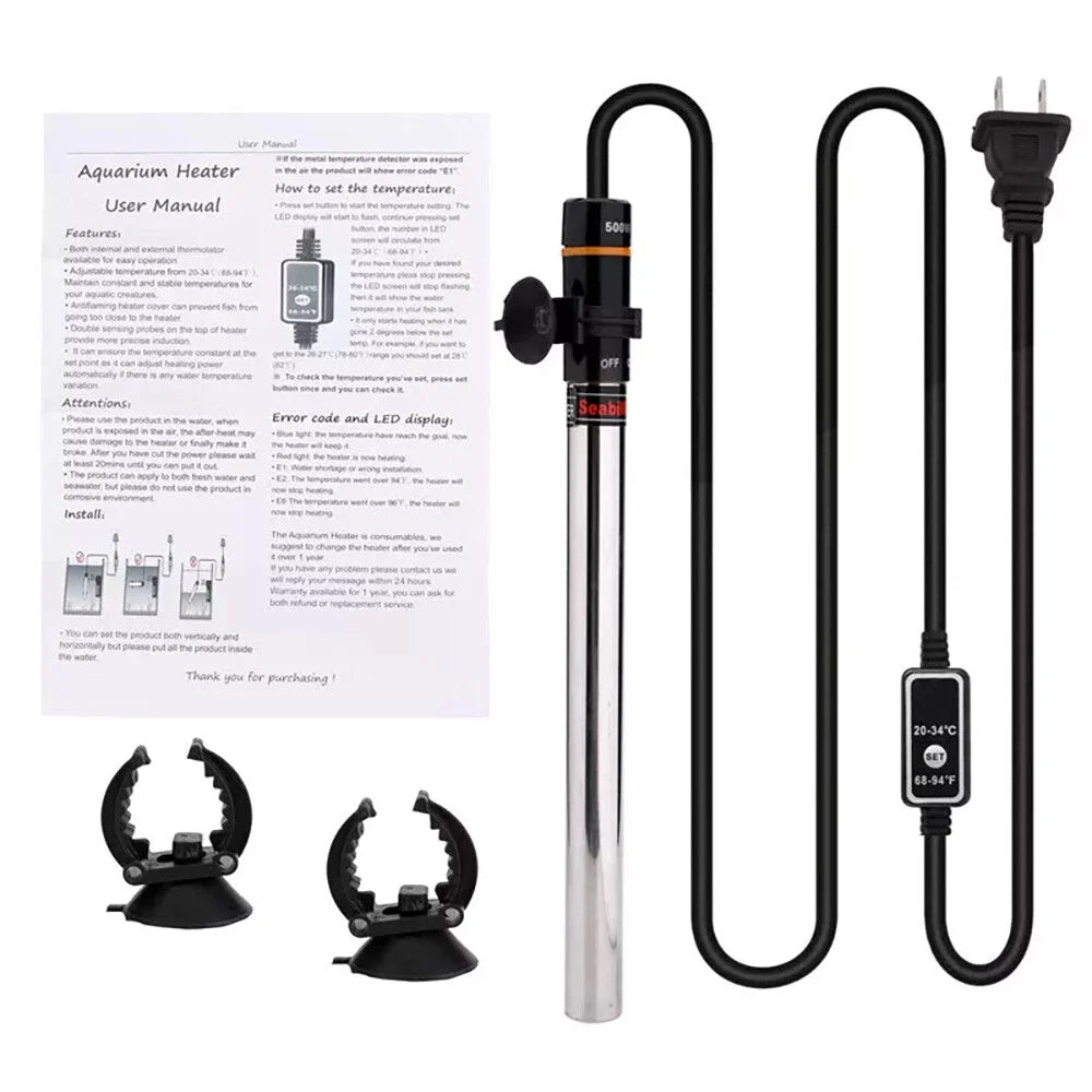 1PC LCD Digital Aquarium Heater