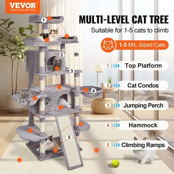 Cat Tree 68.5' Cat Tower