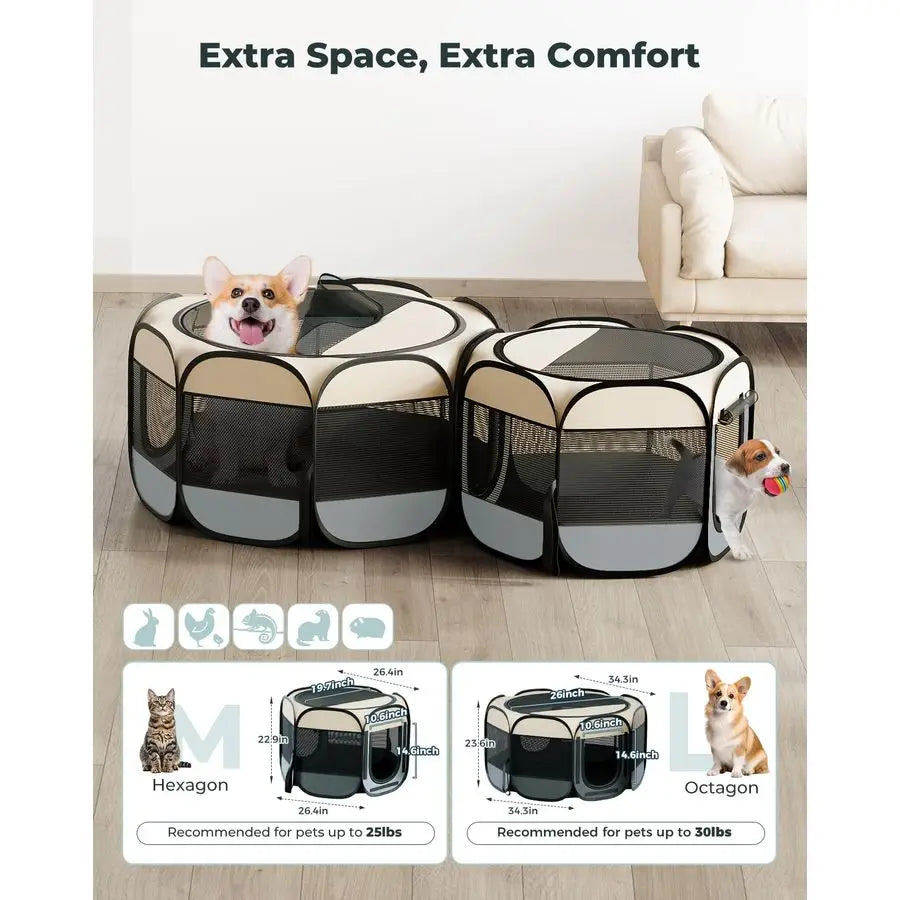 2Room Dog Playpen