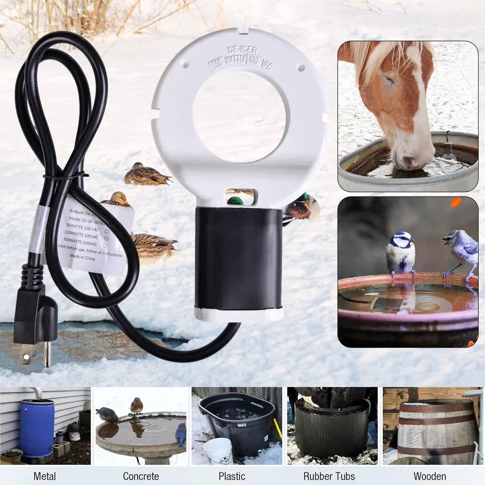 Chicken Water Heater Aluminum De-Icer