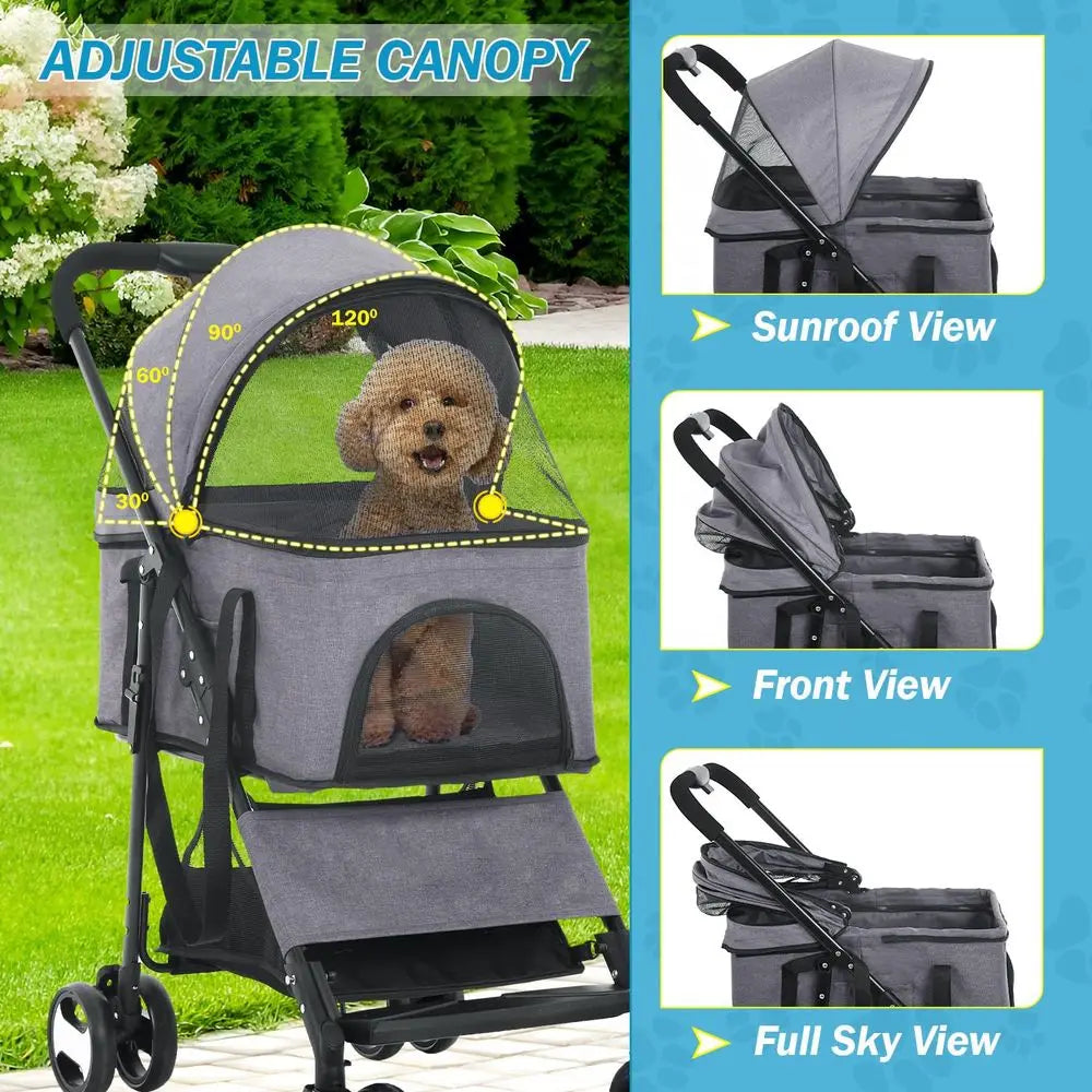 Pet Stroller/Detachable Jogger Stroller