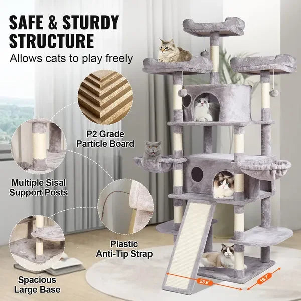 Cat Tree 68.5' Cat Tower