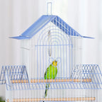 Blue/White Parakeet Cage