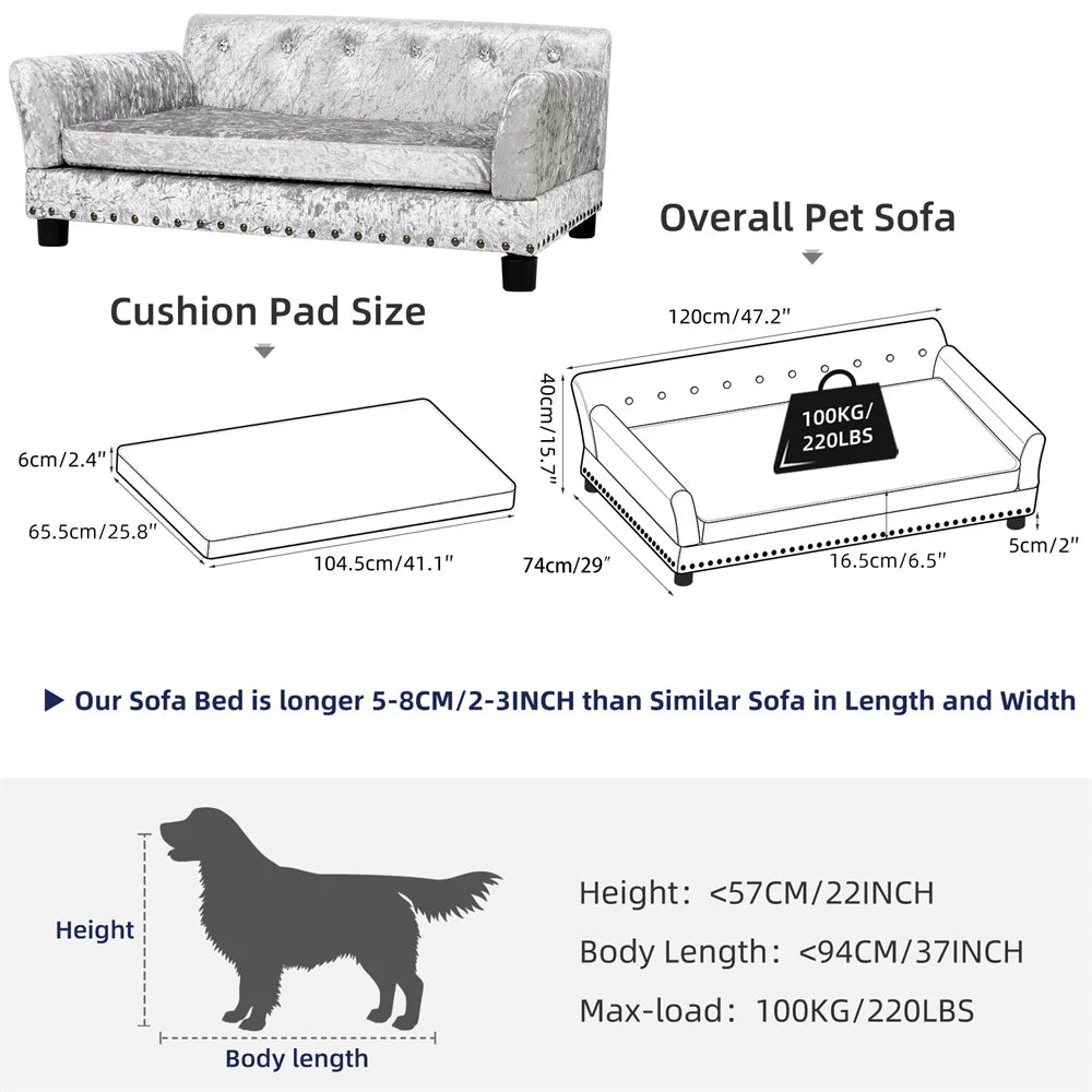 Heavy Duty Pet Sofa Large