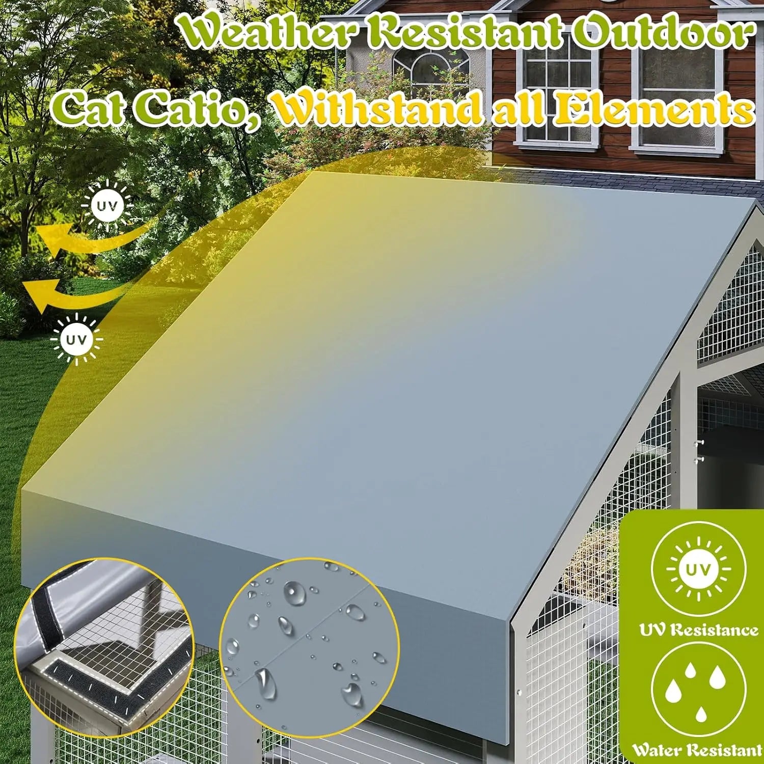 71" Large Cat Enclosure