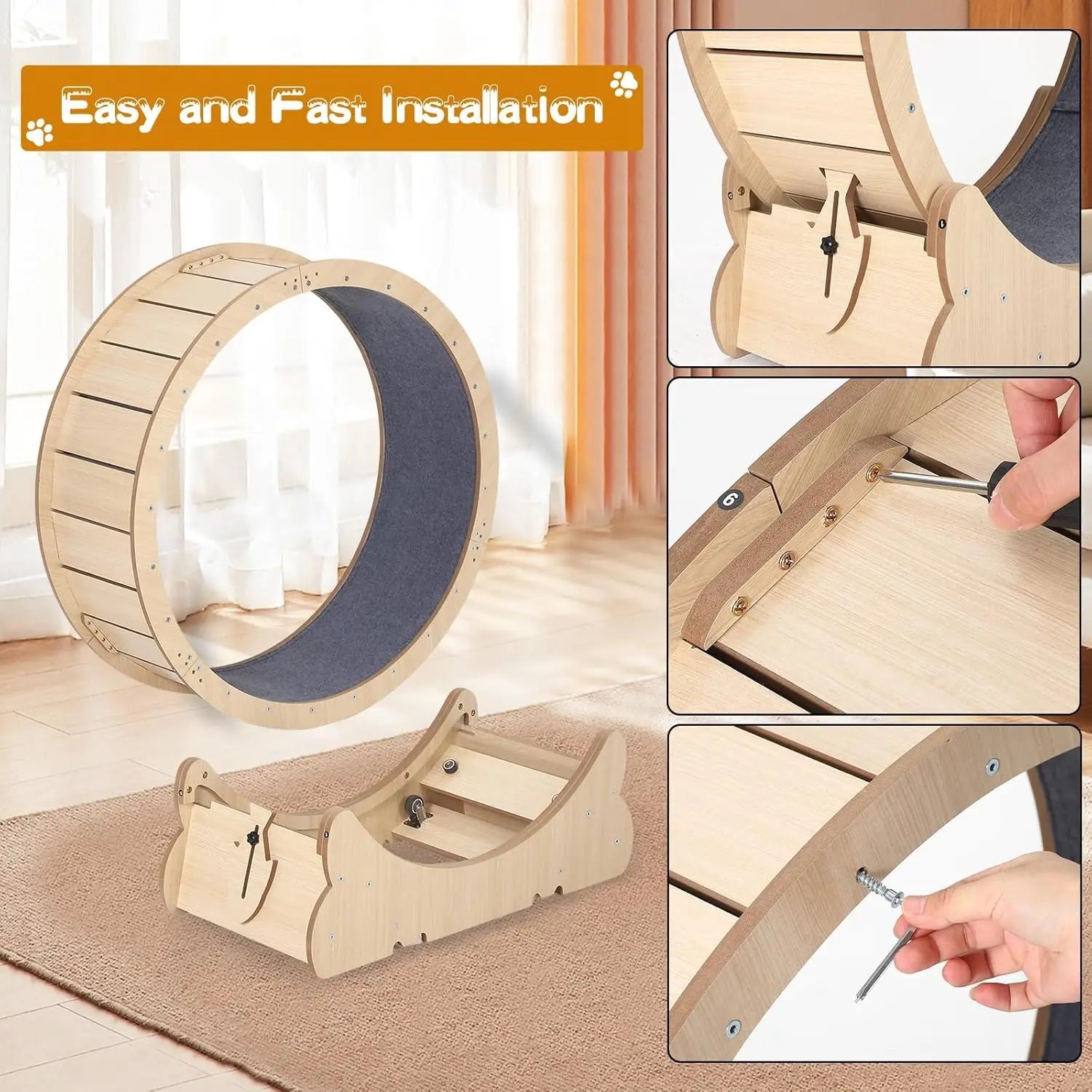 Exercise Wheel for Indoor Cats