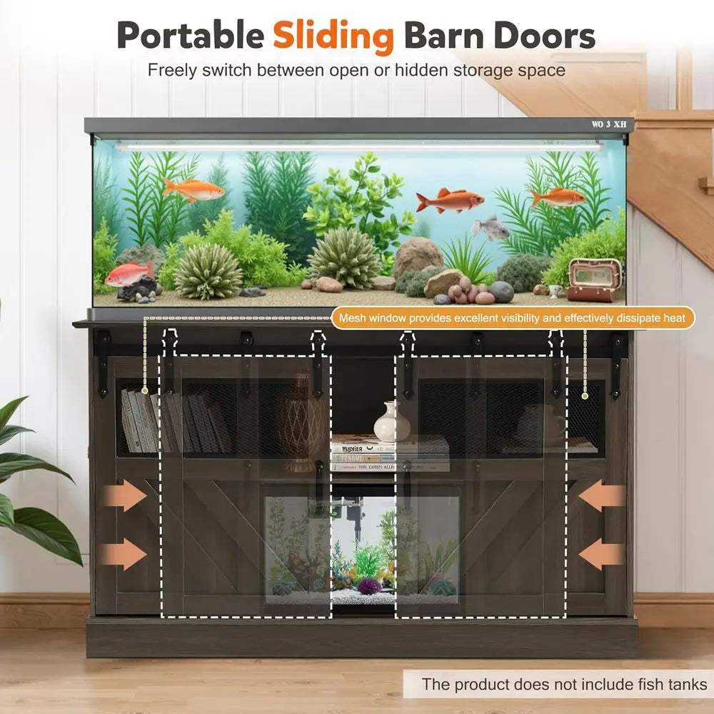 Fish Tank Stand with Power Outlet