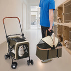 Stroller, 2 Pet Carriers for S/M Dogs