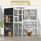 4-Tier Outdoor Cat Enclosure