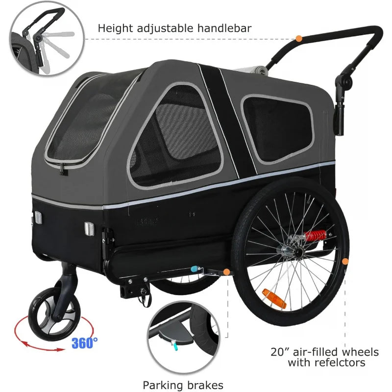S-Line XL Pet Bike Trailer/Stroller