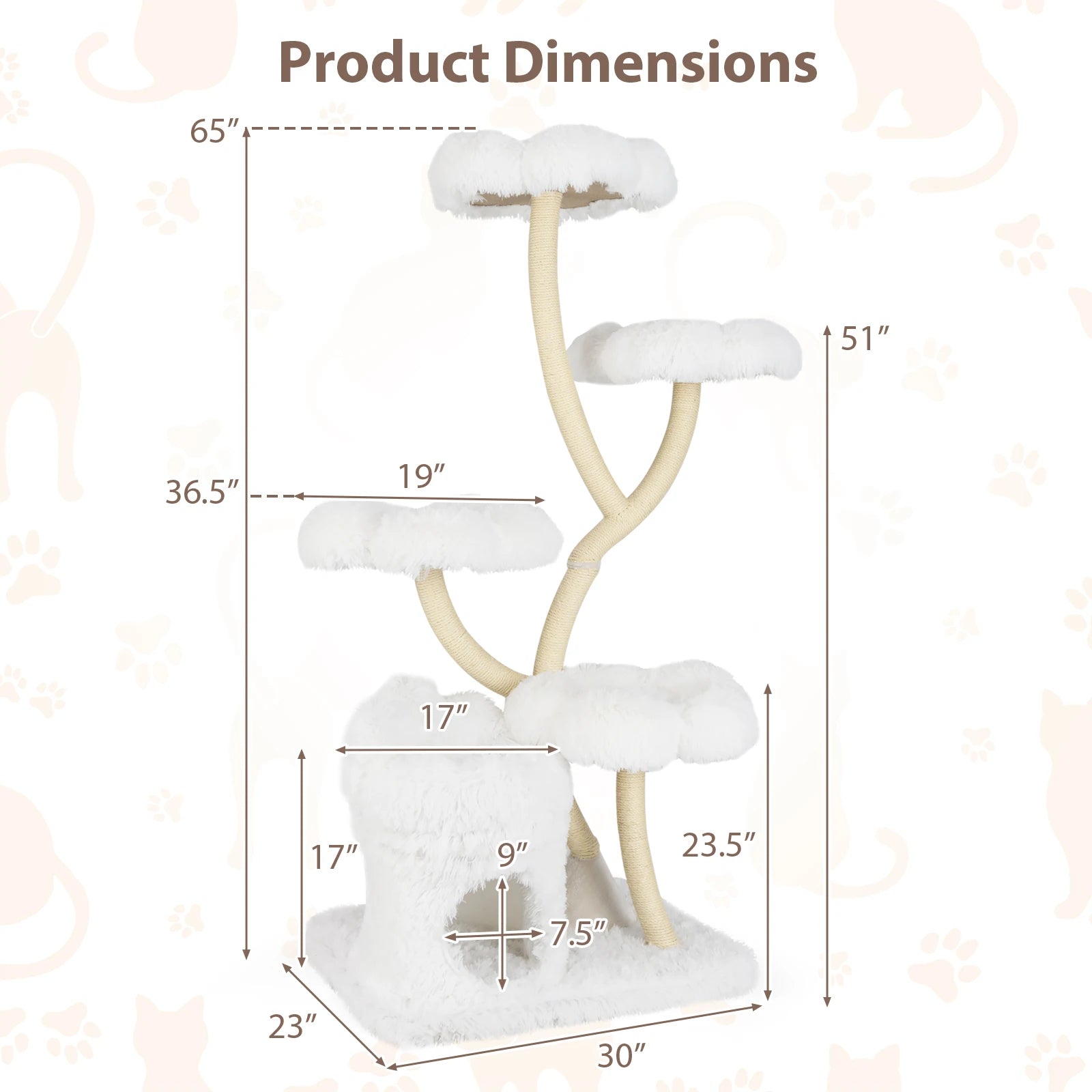 Freestanding Cat Tower