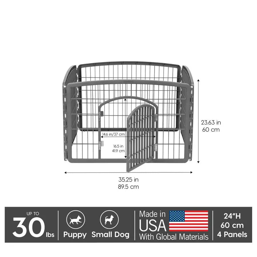 Exercise 4-Panel Pet Playpen
