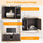 Cabinet Cat Litter Box