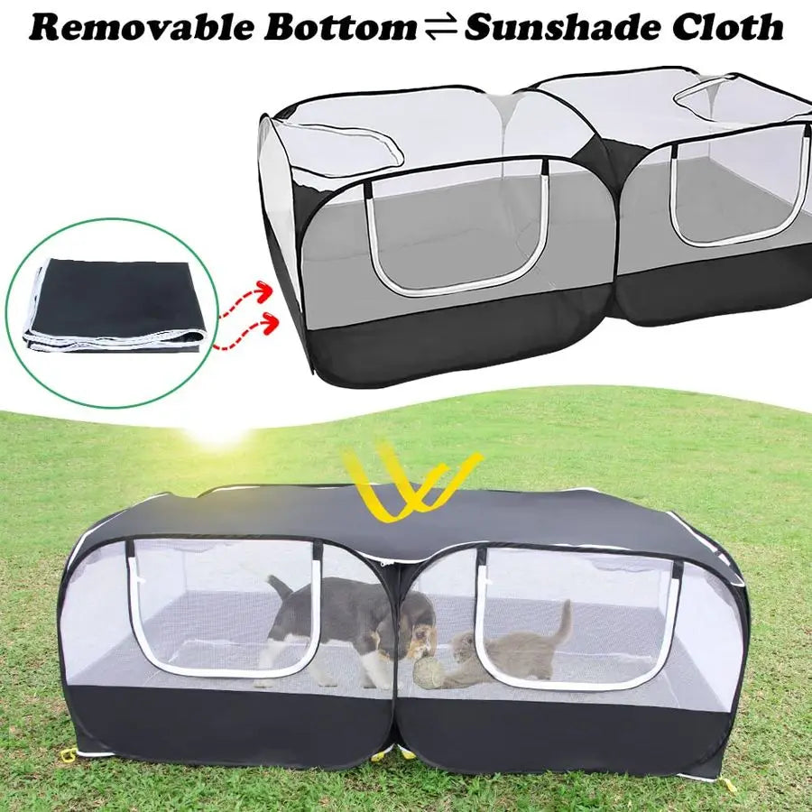 Pet Playpen/Feeder Bowl