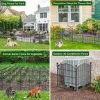 No Dig Decorative Garden Fence
