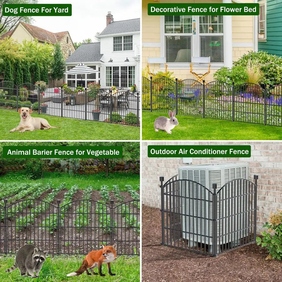 No Dig Decorative Garden Fence