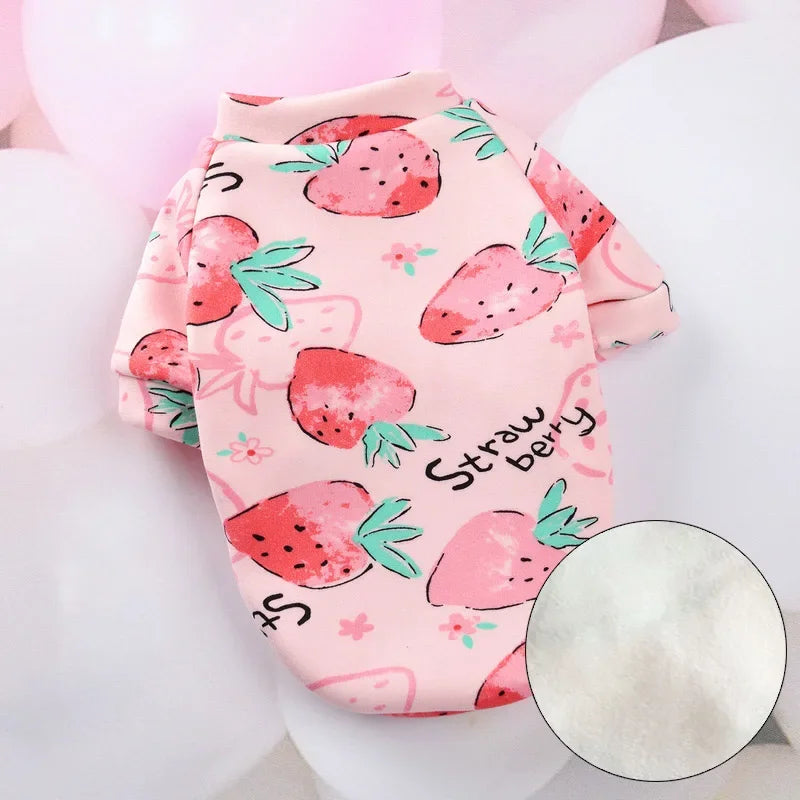 Cute Print Cat Clothes Suit