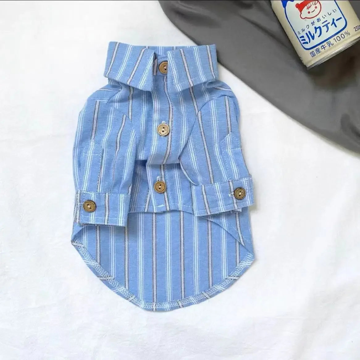 Pet Puppy Cat Thin Striped Shirt