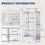 Small Bird Cage with Wheels