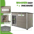 Large Wooden Dog House