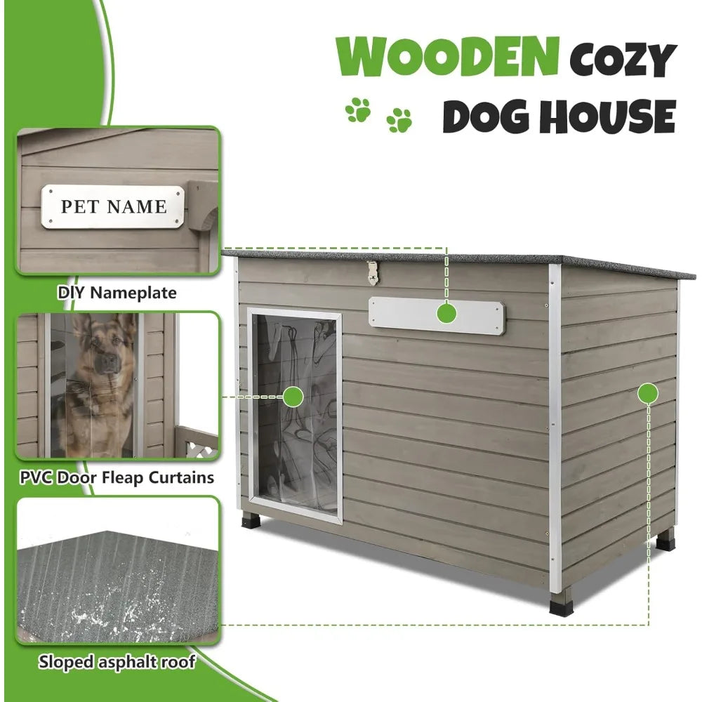 Large Wooden Dog House