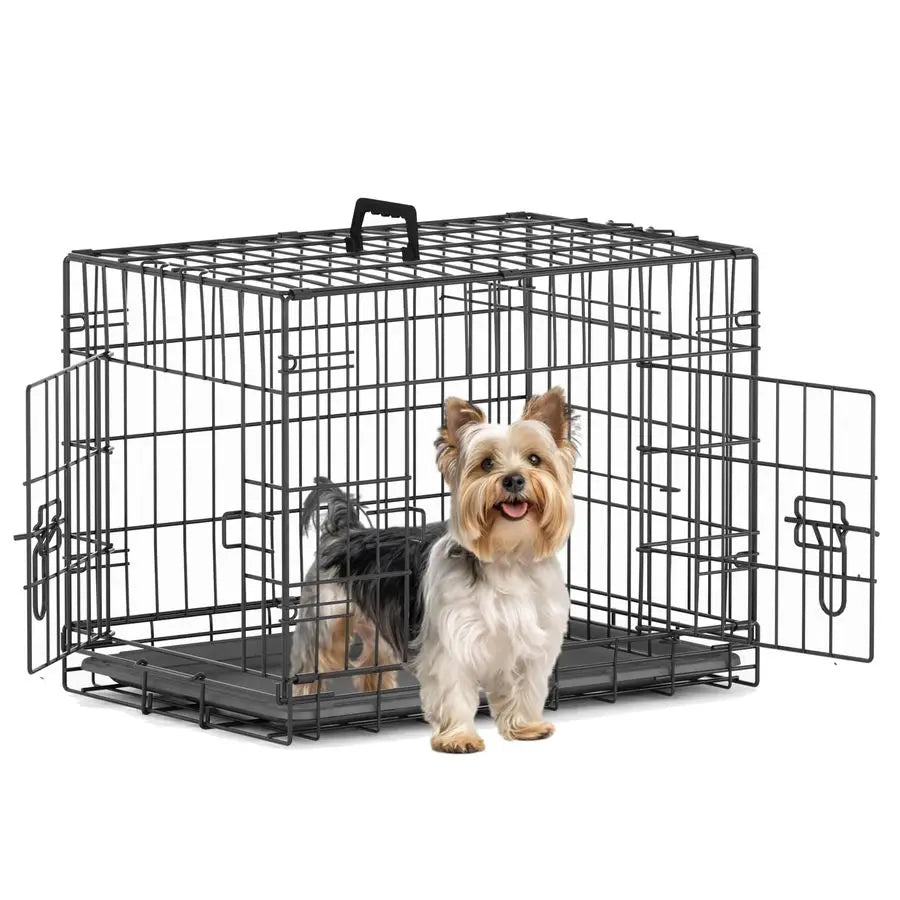 24 In Double Door Small Dog Crate