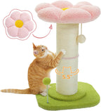 Pink Flower Cat Scratching Post