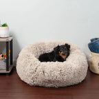 Round Calming Donut Dog Bed