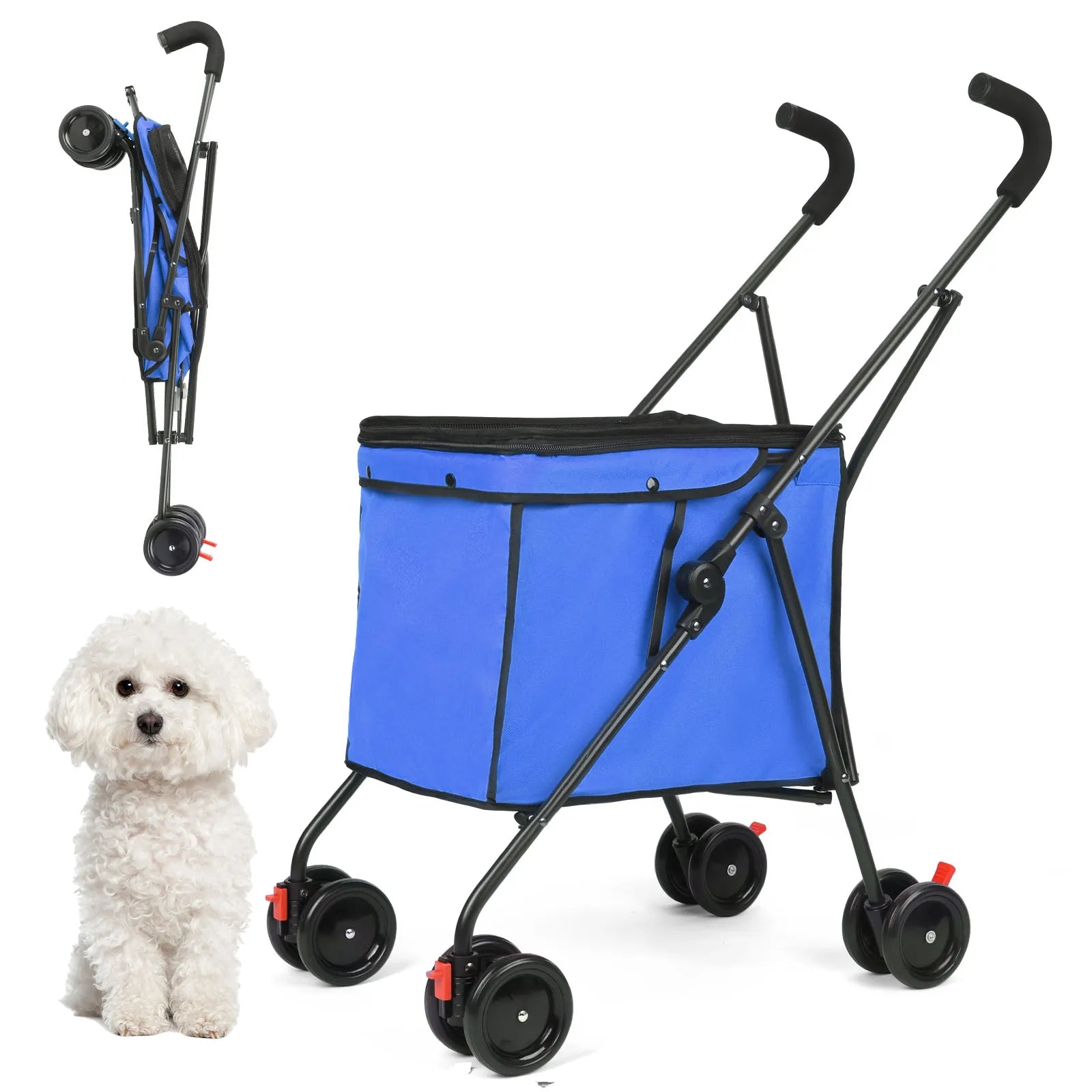 Shopping Trolley Wheels Dog Stroller