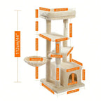 44"/56.3" Cat Tree Tower