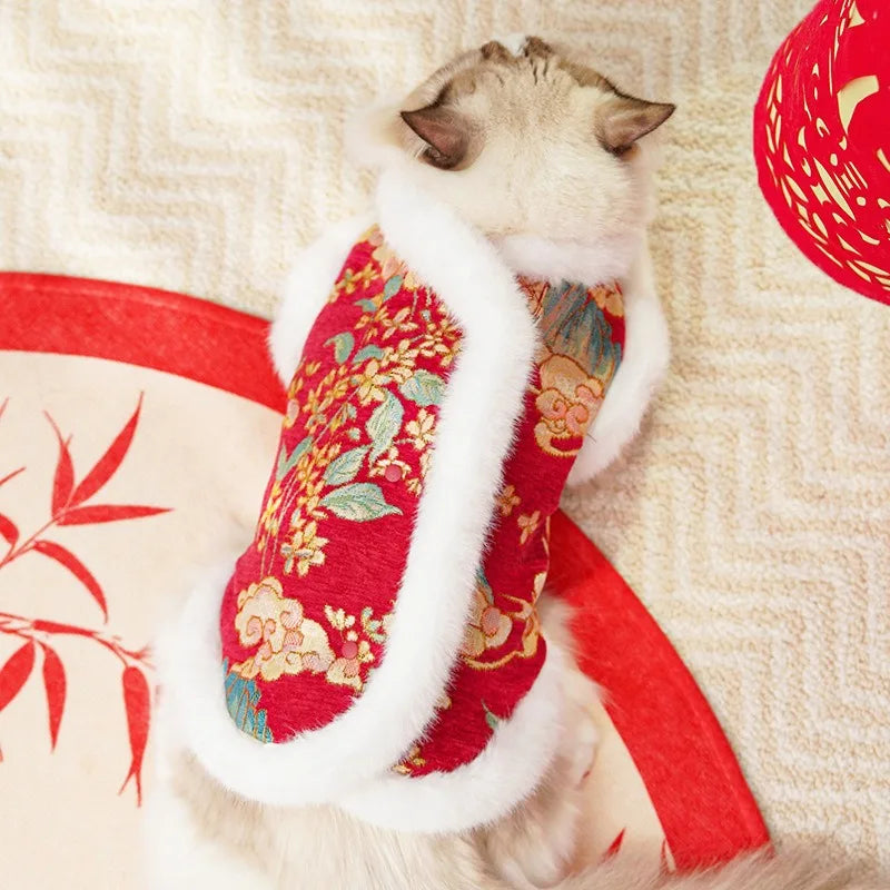 New Year's Pet Dog/Cat Clothing