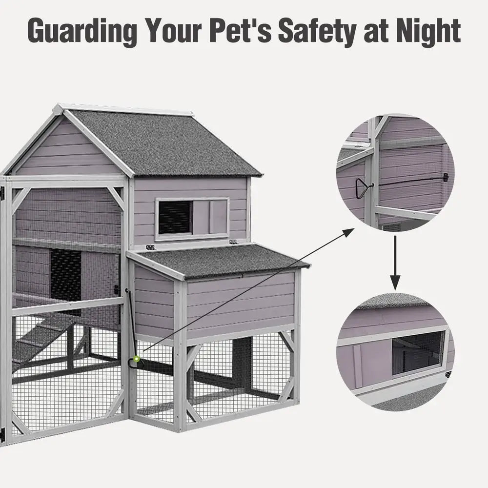 Chicken Coop with 6 Nesting Boxes
