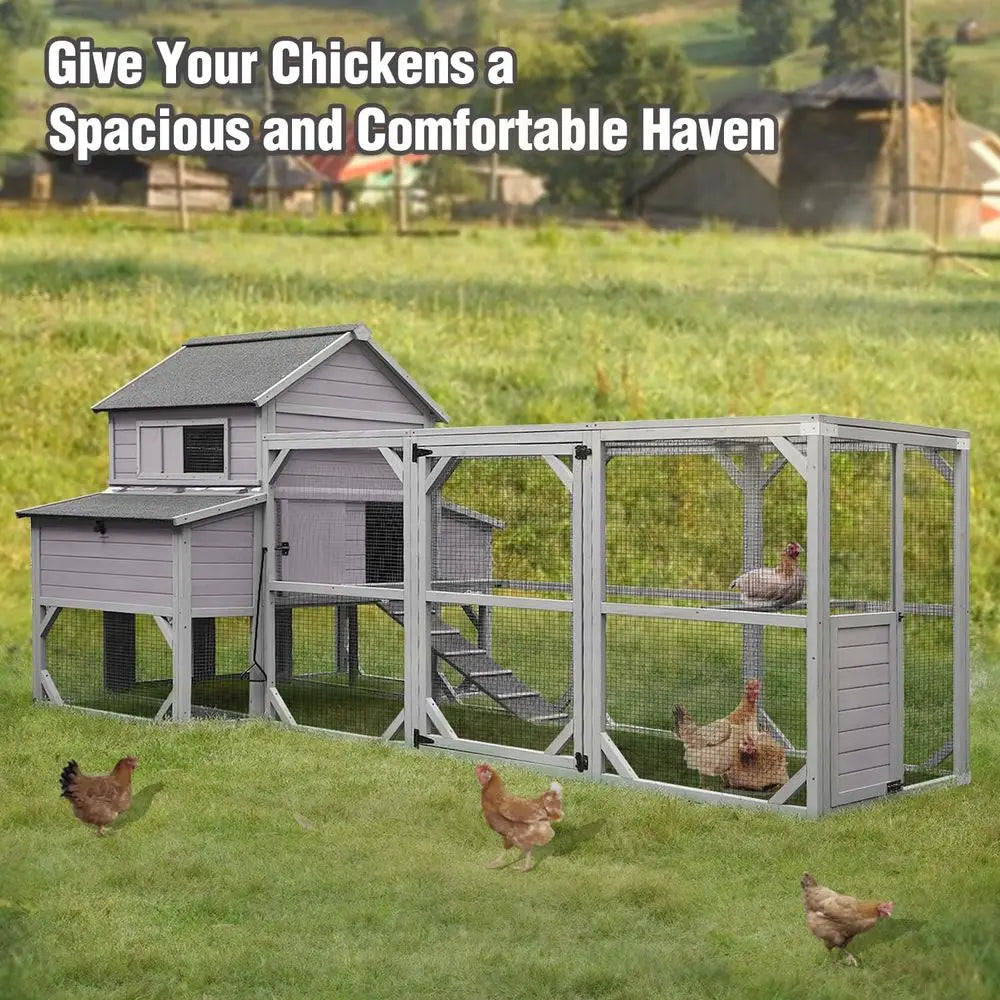 Chicken Coop with 6 Nesting Boxes