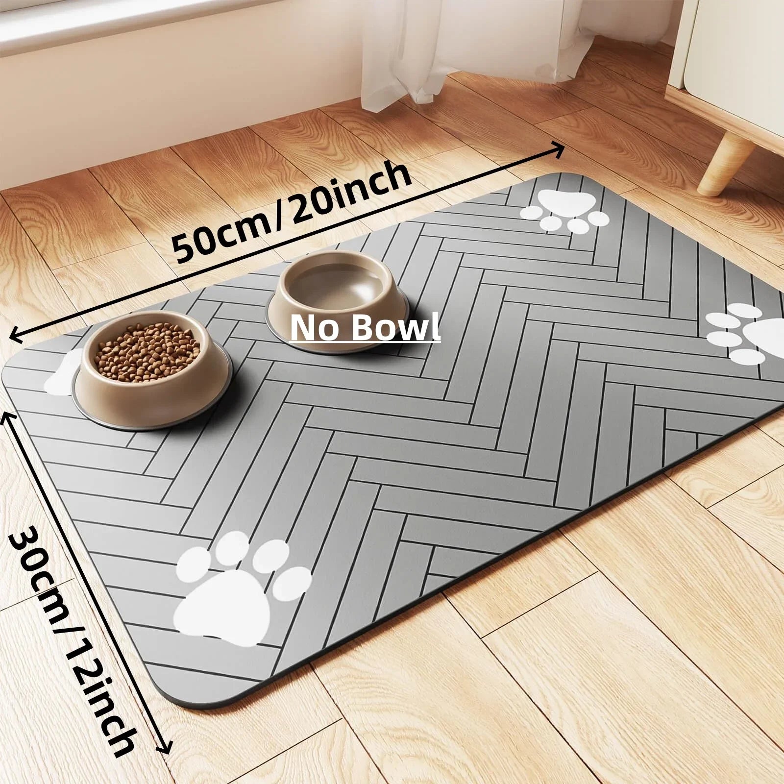 S,M,L absorbent Pet Feeding Mat