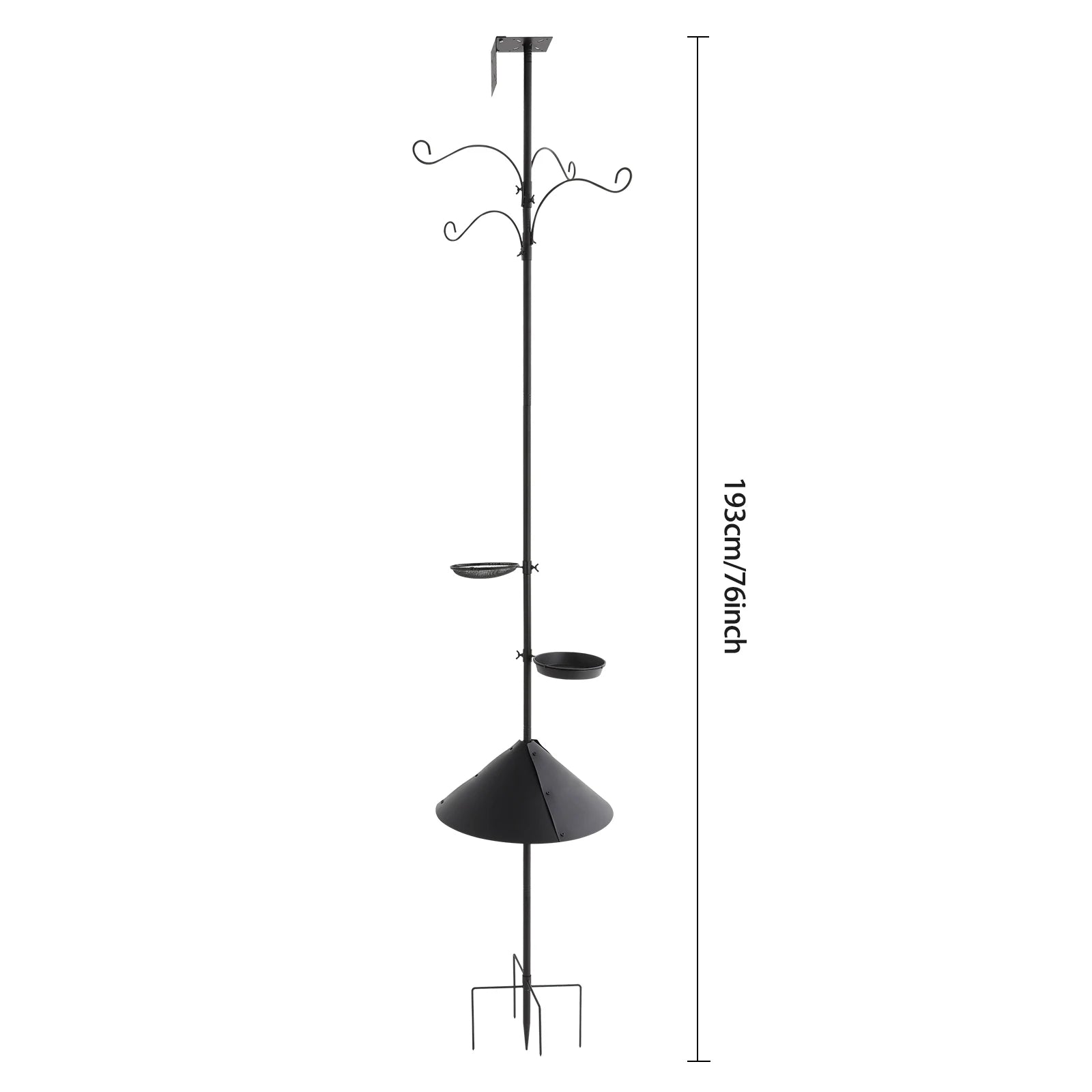 Metal and Iron Outdoor Bird Feeder