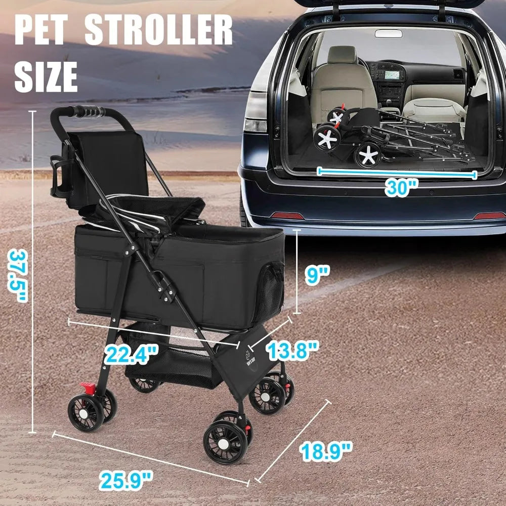 Dog Stroller for Small Medium Pet