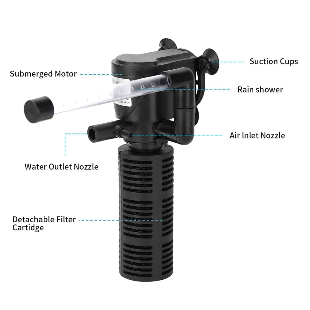 3 in 1 Aquarium Internal Filter