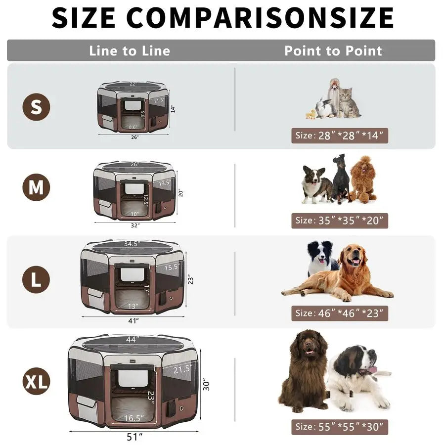 Dog Playpen for S/M Dogs