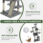 66in Multi-Level Large Cat Tree