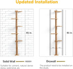 5-Tier Wall-Mounted Cat Tree