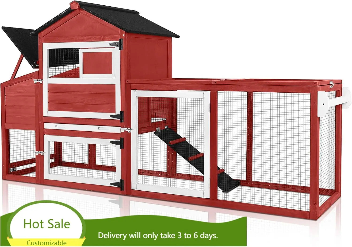 Mobile Chicken Coop with Wheels