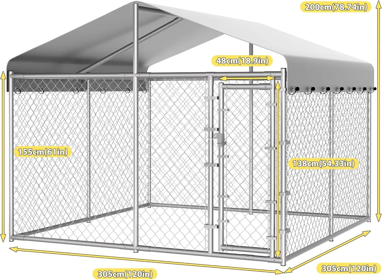 Extra Large Kennel with Roof