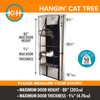 Hanging Cat Tree Door Mounted