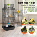 41 in Open Top Large Parrot Cage