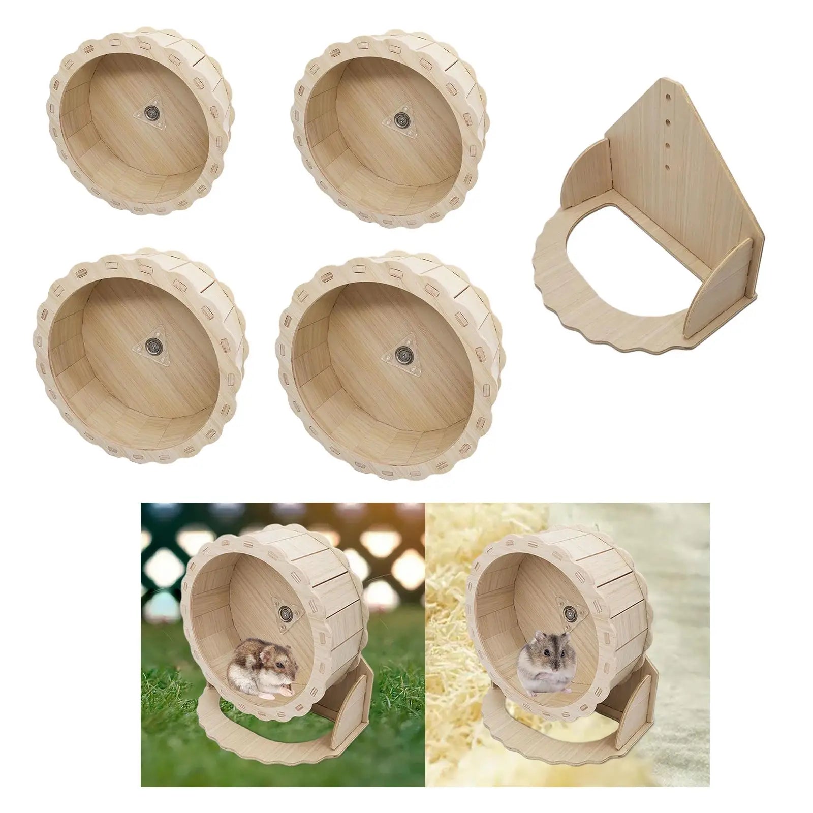 Hamster Wooden Running Wheel