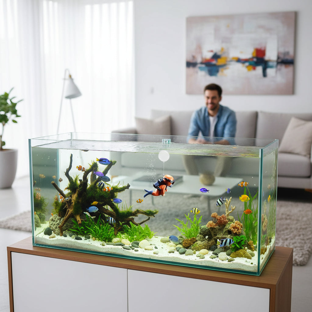 Fish Tank Diver Ornaments