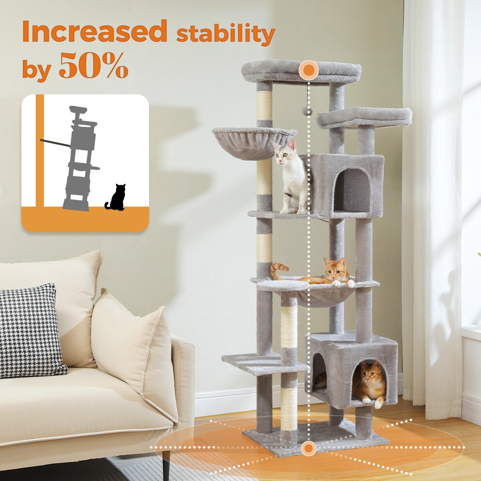 Tall Cat Tree Tower