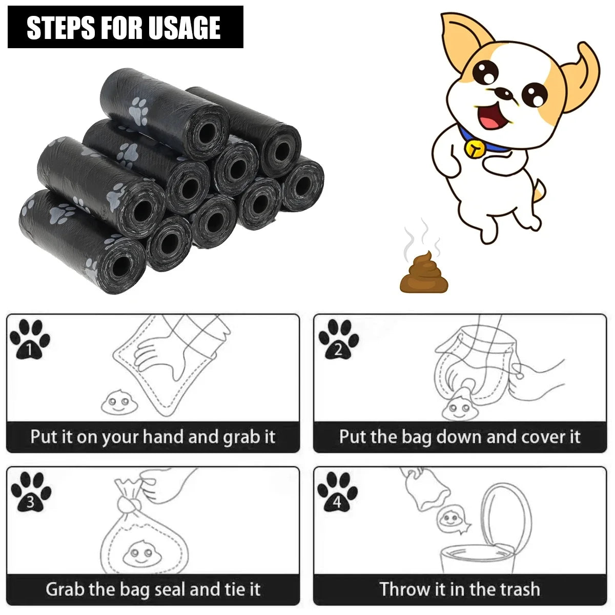 Dog Poop Bags Dispenser